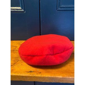 Children’s Vintage Red Beret Hat 5Y